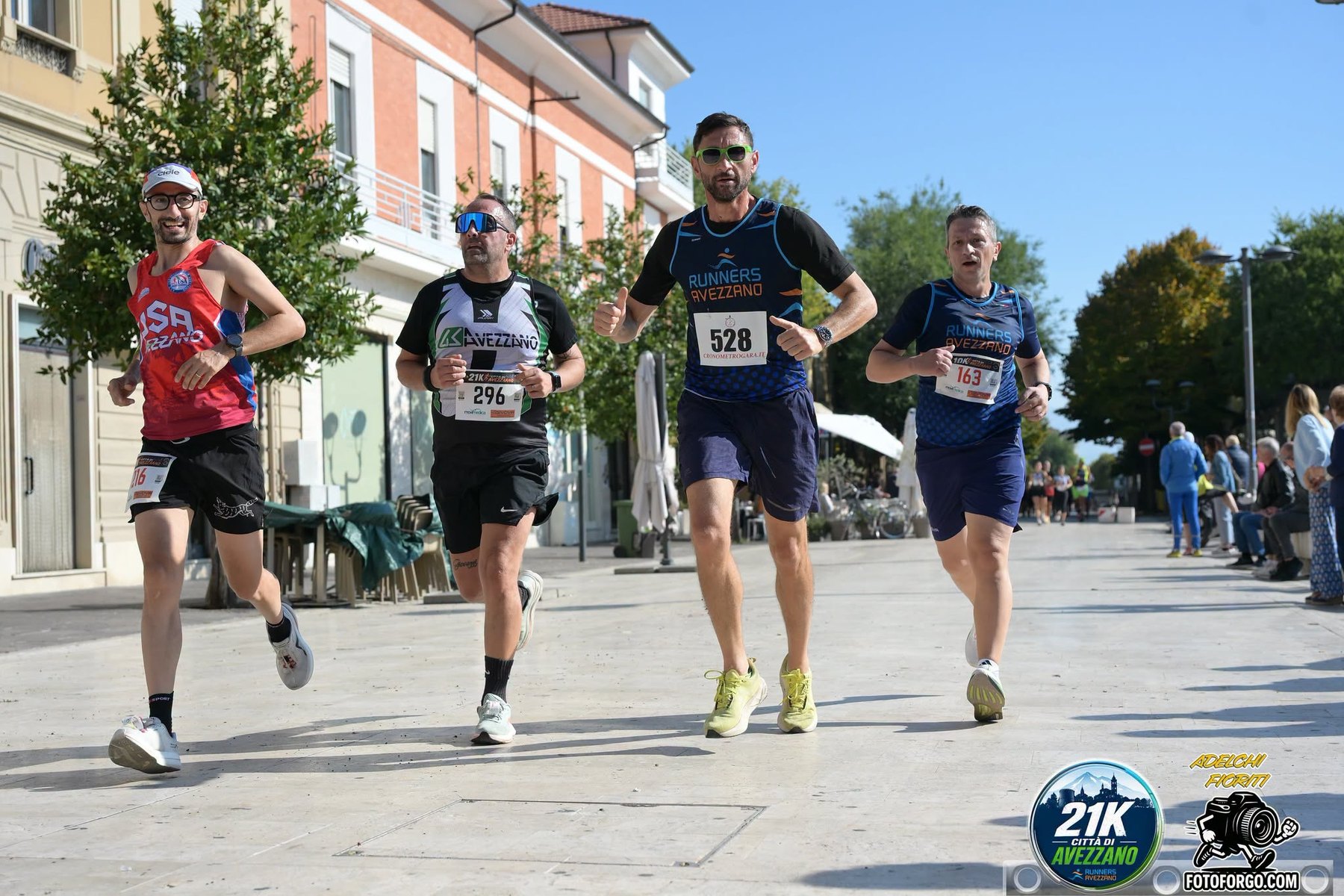 Atleti della 21K Avezzano 2026 in gara