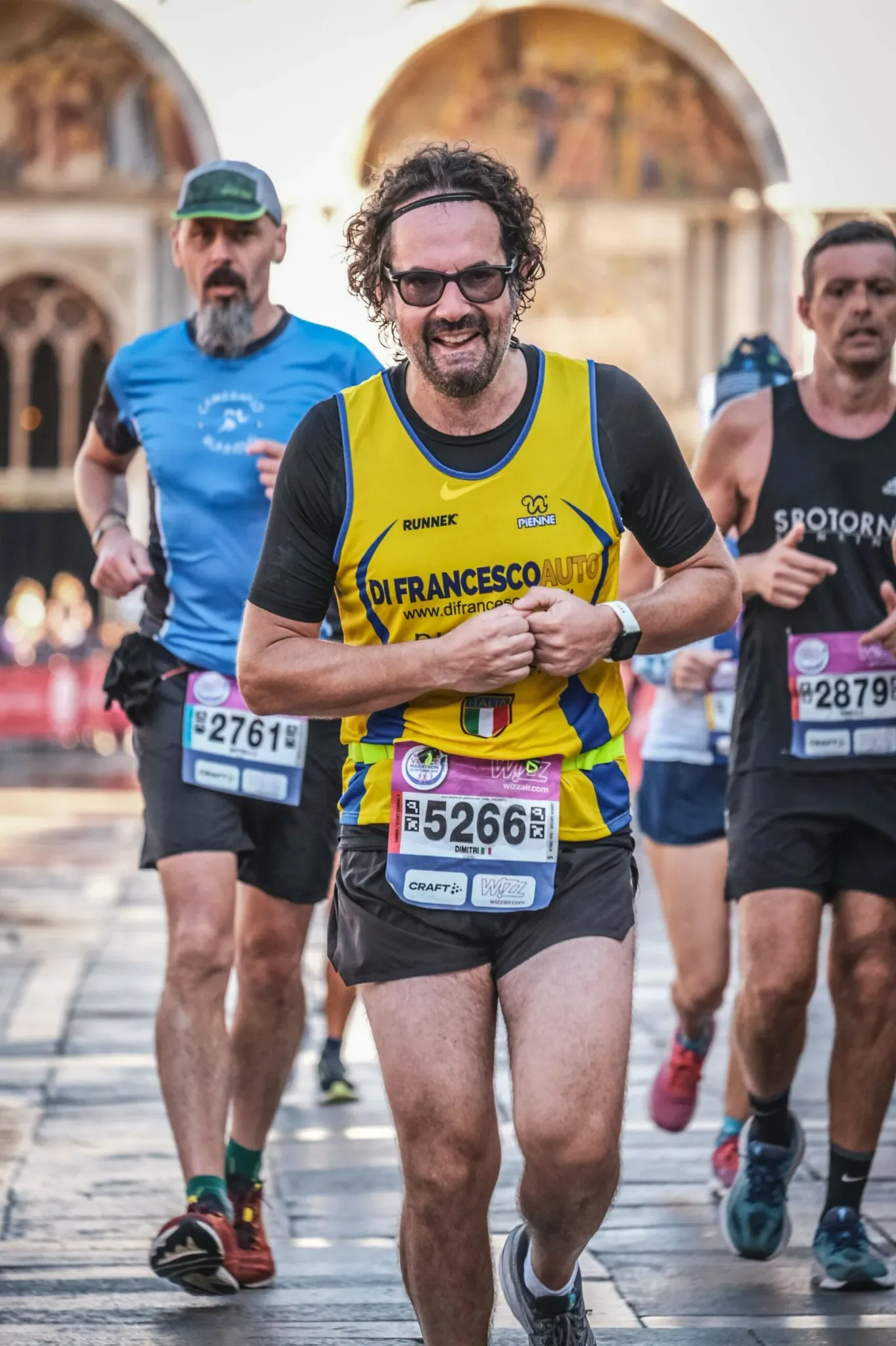 Dimitri Ruggeri durante una corsa
